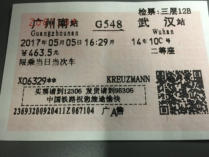 Personifizierte Zugbillette